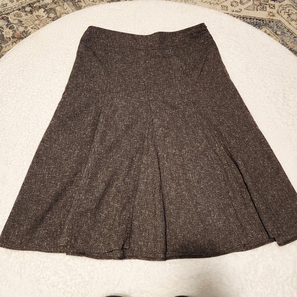 Darjoni Dresses & Skirts - DARJONI Women's‎ Gray Brown Tweed A-Line Skirt Size 8 Knee Length